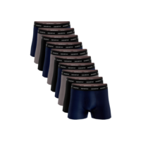 Kit 10 Cuecas Sandrini Boxer Algodão Box Masculina Adulto Promoção