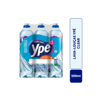 Detergente Ypê Clear 500ml Com 6 Unidades