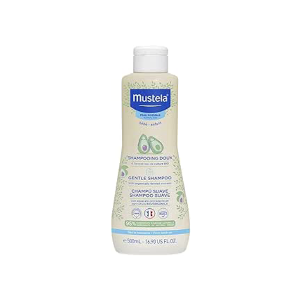 Mustela Shampoo Suave Infantil 500ml – Shampoo para Bebê e Criança – Hipoalergênico, fórmula Biodegradável feito com 95% de ingredientes de origem natural - Mustela Bebê e Criança