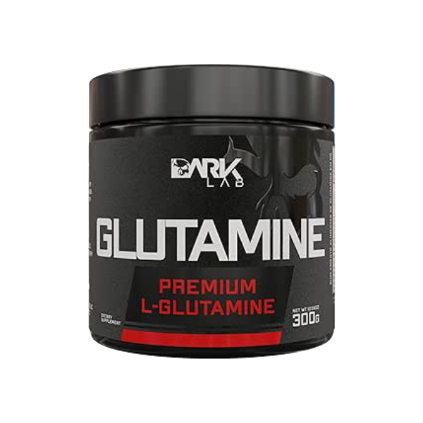 Glutamina Dark Lab 100% Pura, 300g, Recuperação Muscular e Sistema Imunológico