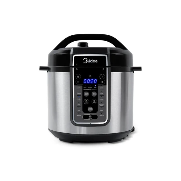 Panela De Pressão Elétrica 6 L Mastersteam Inox Midea