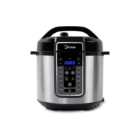 Panela De Pressão Elétrica 6 L Mastersteam Inox Midea