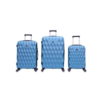 Conjunto de Malas Marselha 3 Pç Rígida 360° Santino SDV224J (Azul Claro)