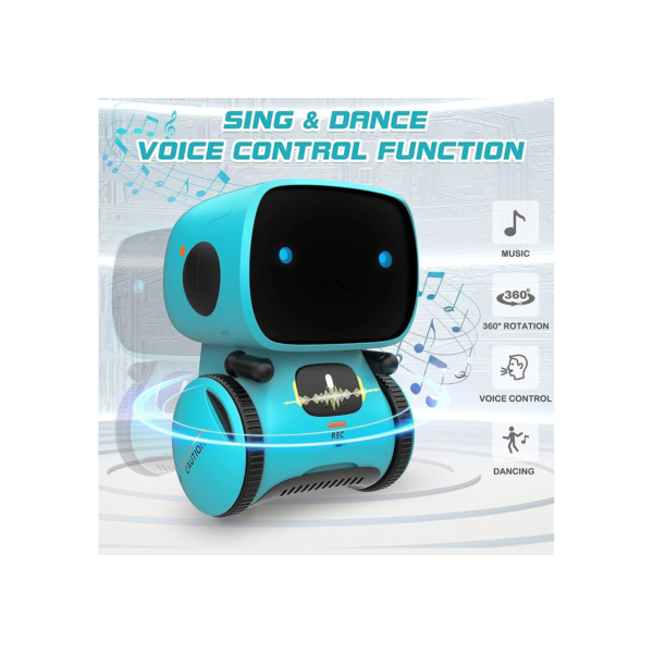 Robô de brinquedo robôs inteligentes russo & inglês & espanhol versão voz & controle de toque brinquedos interativos educativos rc robô
