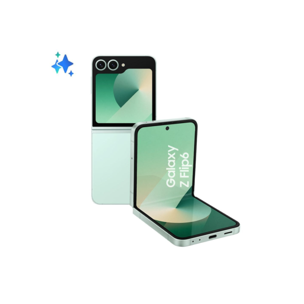 Celular Samsung Galaxy Z Flip6 5G, 256GB, 12GB RAM, Tela 6.7", Câm. Dupla + Selfie 50MP, Galaxy AI Verde