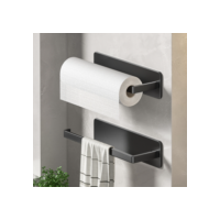Suporte de rolo de toalha de papel de cozinha não poroso montado na parede ES