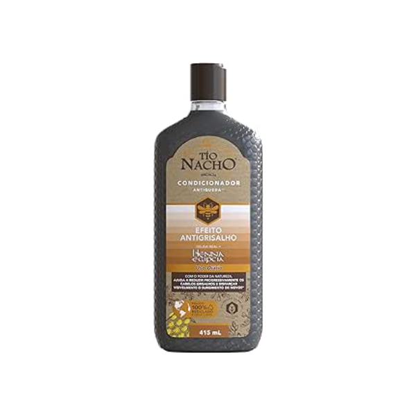 Tio Nacho Condicionador Antigrisalho 415ml - Antiqueda e Henna Egípcia Vegetal​