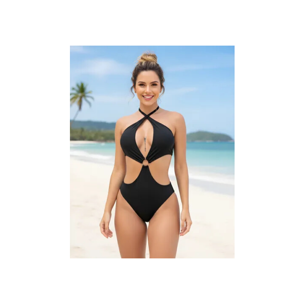 Maiô Feminino Praia Engana Mamãe Biquini Bojo Argola Amarrar