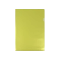 Pasta L, A4, Pacote com 10 unidades, Plascony, L15A4, Amarelo