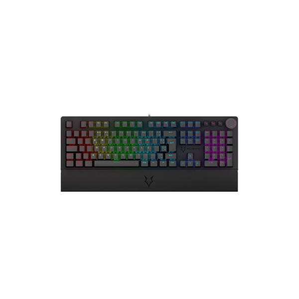 Teclado Mecânico Gamer Husky Anchorage Full Size, Preto, ABNT2, RGB, Switch Gateron Red - HTG200PTVR