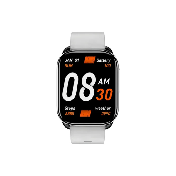 Relógio Smartwatch Qcy Watch Gs S6 Bluetooth Ipx8 Cor Cinza