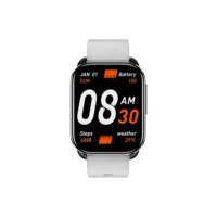 Relógio Smartwatch Qcy Watch Gs S6 Bluetooth Ipx8 Cor Cinza