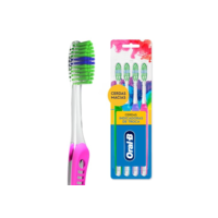 Oral-B Escova Dental Indicator, Colors 35 - 4 unidades