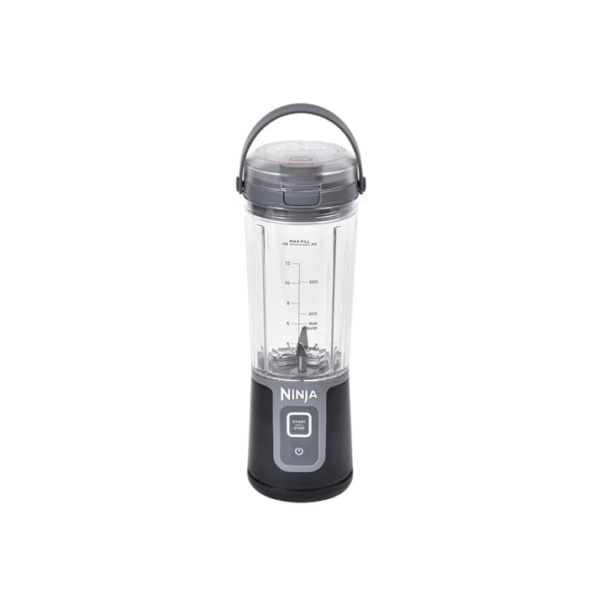 Ninja Blast Liquidificador Portátil Bivolt, Sem Fio, Recipiente de 470ml, Liquidificador Pessoal para Shakes e Smoothies, Livre de BPA, Tampa à Prova de Vazamento, Recarregável via USB-C