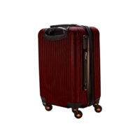 Mala de Viagem de Bordo Abs 10kg Expansiva ANAC 360 Graus com Senha (Vinho)