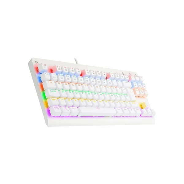 Redragon Dark Avenger Rainbow Lunar White Switch Vermelho Lunar White Português Abnt2