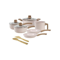 Jogo de Panelas de Alumínio Revestimento Cerâmico com Antiaderente Ecoglide Tuut Vanilla 8 peças
