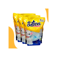 Kit com 3 Areias Sílica para Gato Premium Savana Pet 1,5kg
