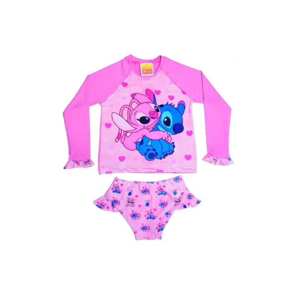 Blusa Uv Praia Piscina Biquíni Infantil Proteção Uv Menina