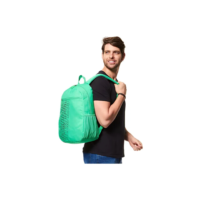 Mochila passeio Olympikus Basic cor aurora green 22L