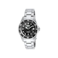 Invicta Relógio masculino 8932OB Pro Diver mostrador analógico quartzo prata, Aço inoxidável, 8932OB