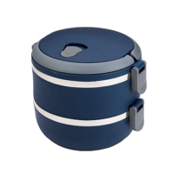 Euro Home - Marmita Dupla Lunch Box Azul - LB1234-AZ