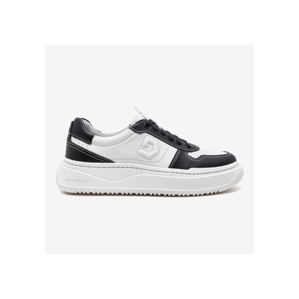 Tênis Feminino Block Branco/Preto Branco