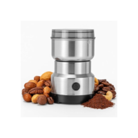 Moedor Elétrico de Café e Grãos 200W Inox – Triturador Multiuso para Café, Ervas, Especiarias, Sementes e Cereais – Compacto e Potente