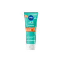 NIVEA Esfoliante Facial Acne Control 75ml - Controla a oleosidade, ajuda a desobstruir os poros, remove células mortas, reduz a vermelhidão da acne, não resseca e nem agride a pele