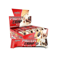 Integralmedica - Barra de Proteína Whey Protein Crisp Bar Creme de Avelã - Snack Proteíco - Pré e Pós-Treino - Display com 12 Unidades