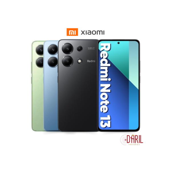 Celular Xiaomi Redmi Note13 256GB 8RAM e 128GB 6RAM 4G - Xiaomi Original