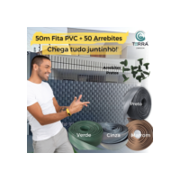 Protetor de Portão 50 METROS(10 cm de altura) + Arrebites COMBO Varias Cores - Rende até 5m²