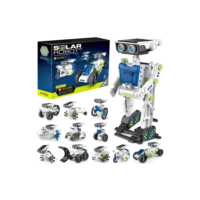 Camewin Robô 13 Em 1 Energia Solar Kit Robótica Educacional Azul