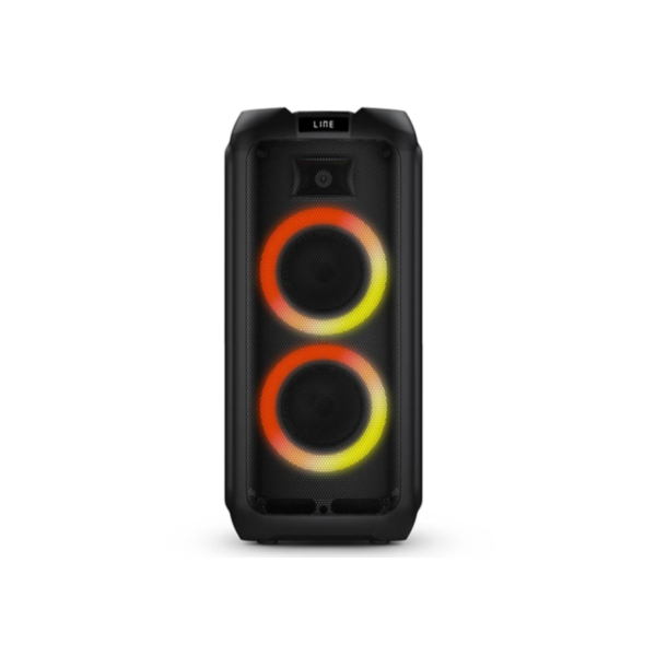 Caixa de Som Party Speaker Philips Bluetooth com LED, Karaokê e Conectividade USB