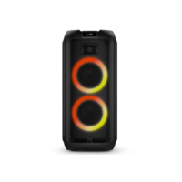 Caixa de Som Party Speaker Philips Bluetooth com LED, Karaokê e Conectividade USB