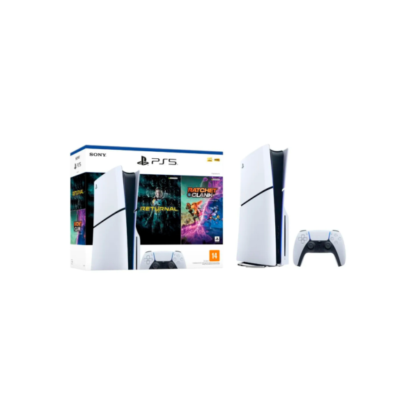 Console Sony PlayStation 5 Slim Disk Bundle Ratchet & Clank e Returnal Mídia Física 1TB