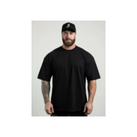 Camiseta Oversized Para Treino E Casual 100% Algodão Premium