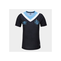 Camisa Grêmio III 24/25 s/n° Torcedor Umbro Feminina - Preto+Branco