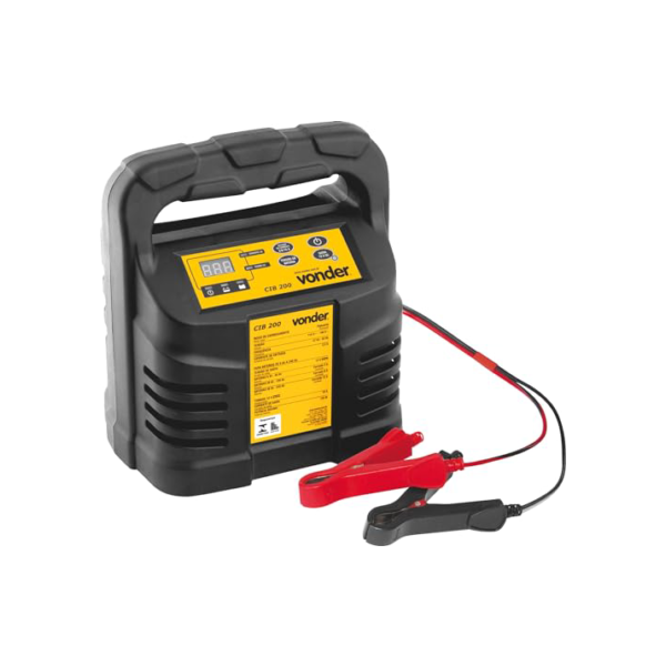 Vonder, Carregador Inteligente De Bateria, 110 V~ - 140 V~, Cib 200.