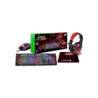 ELG CGDF41 - Combo Gamer Mouse + Teclado + Headset + Mousepad Delta Force