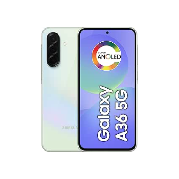 Celular Samsung Galaxy A36 5G 128GB, 6GB RAM, Câmera 50MP, IP67, Super AMOLED 6.7", Recursos AI, Verde