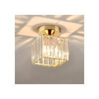 Lâmpada Led Moderna Para Corredor Com LumináRia De Teto De Cristal Para Corredor, Varanda 3 Cores 85V-256V