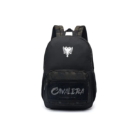 Mochila Bolsa Cavalera Unissex Laptop Impermeável Reforçada Cor Preto