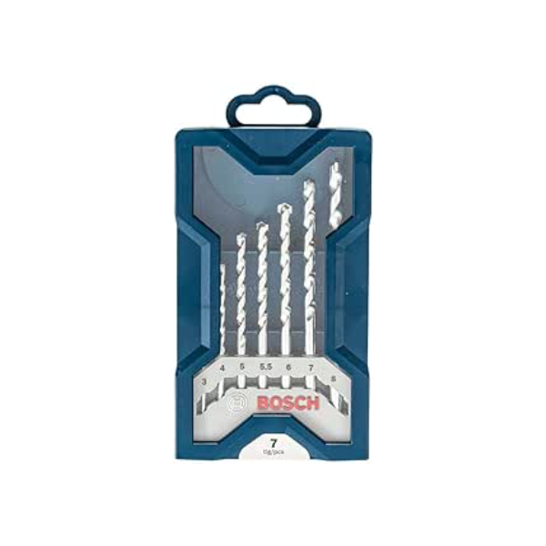 Bosch Jogo de brocas para alvenaria Mini X-Line 3-8mm 7 peças
