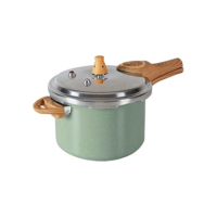 Brinox - Panela de Pressão Antiaderente Ceramic Life com Fundo de Indução 4,2L Pressure - Verde