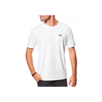 Camiseta Calvin Klein Jeans New Mono Logo Re Issue Branca