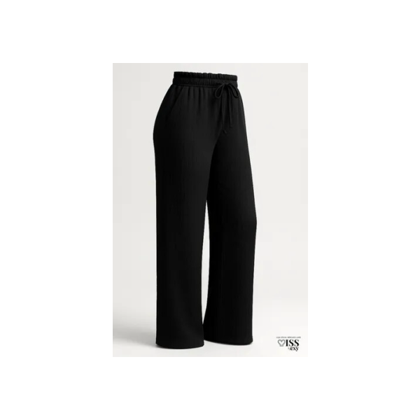 Calça Feminina Alfaiataria Wide Leg Social Elegante 8 Cores