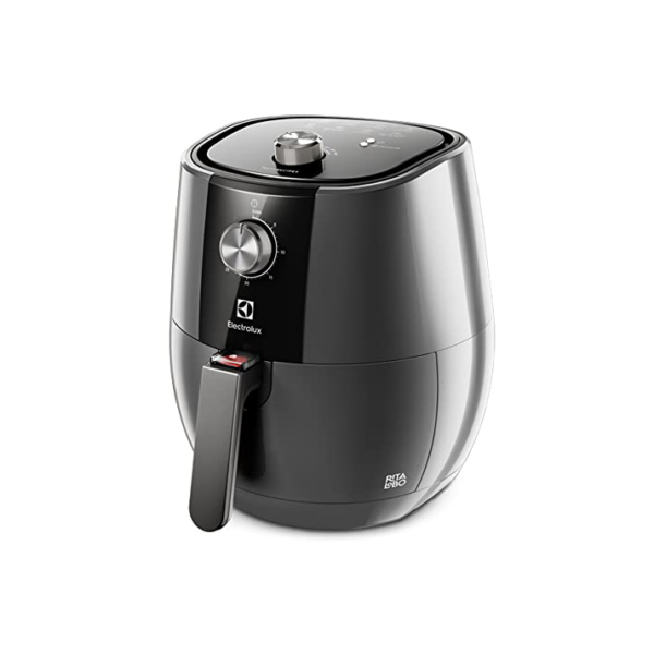 Fritadeira Elétrica sem oleo Electrolux Airfryer 4L 8 receitas pré-sugeridas desligamento automatico cesto removivel 1400W EAF30 grafite 127v