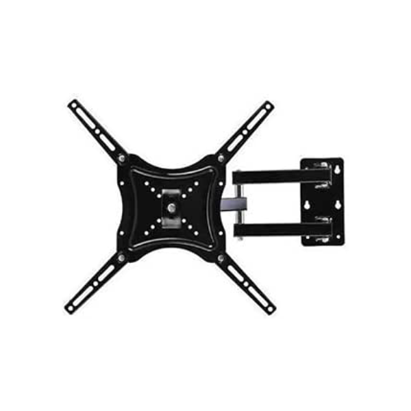 Suporte TV Articulado Giro-visão De Parede Reforçado Para TV LCD/LED/QLED/OLED/Monitor de 14 a 55 Polegadas - Até 50kg, Preto.