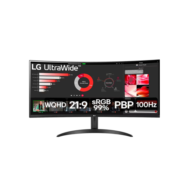 Monitor Gamer LG 34 UltraWide WQHD 100Hz 5ms HDMI VA HDR10 Freesync